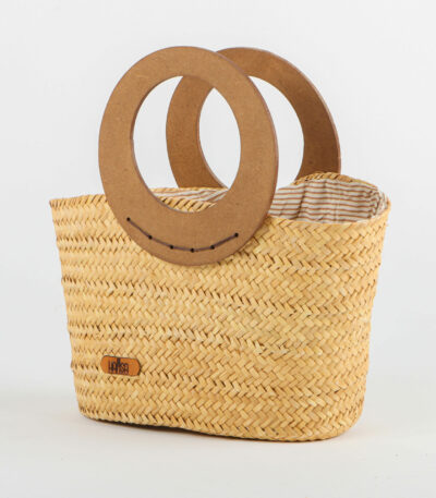 Mini sac en fibre végétale