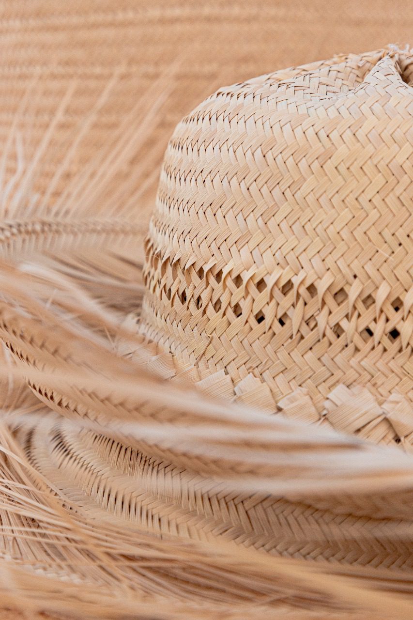 Gros plan des fibres naturelles – texture