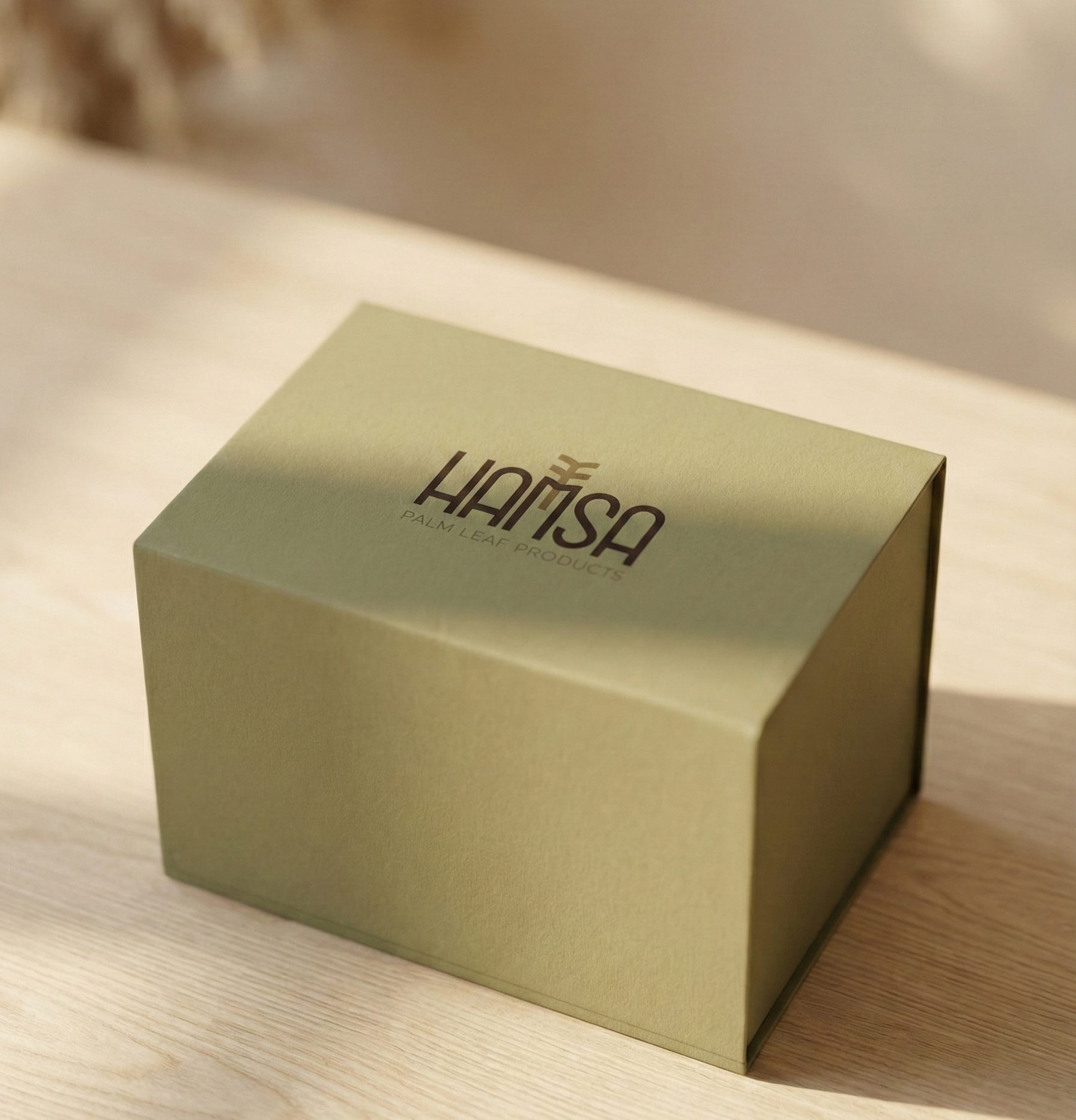 Boîte cadeau Hamsa Premium – emballage sac artisanal Tunisie