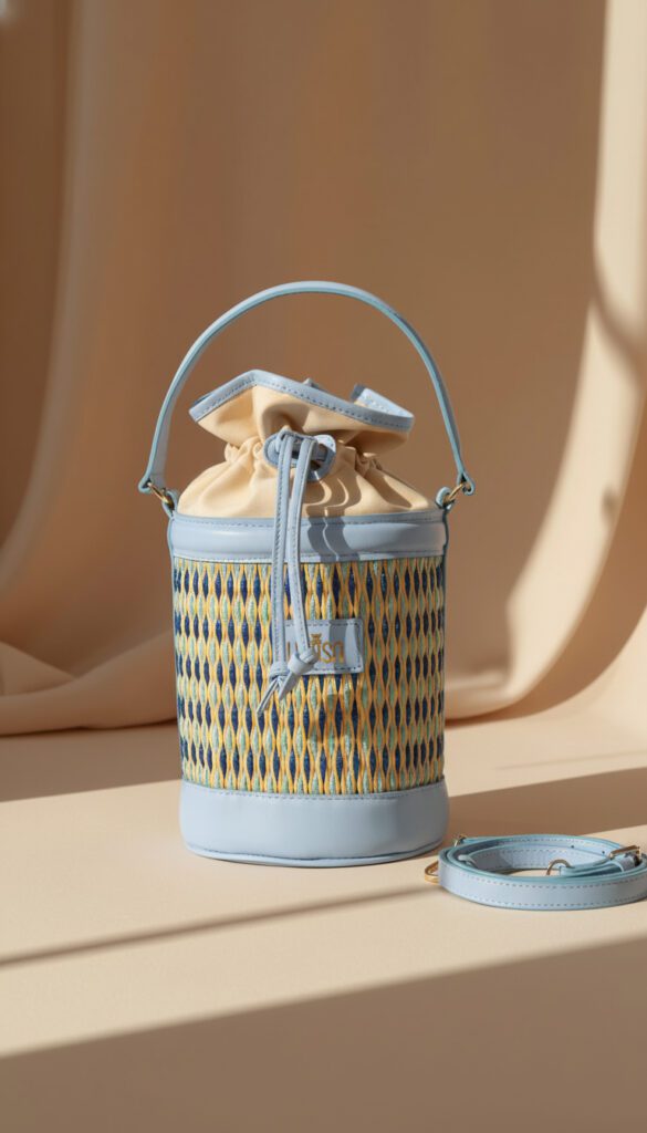 Sac Livia Bleu en jonc