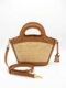 Sac Ayla en fibre naturelle et cuir